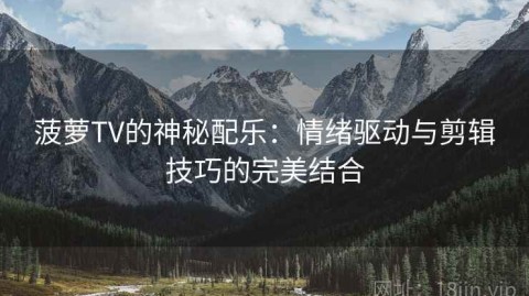 菠萝TV的神秘配乐：情绪驱动与剪辑技巧的完美结合