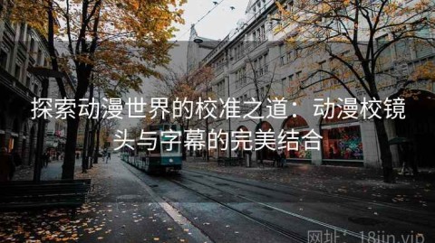 探索动漫世界的校准之道：动漫校镜头与字幕的完美结合