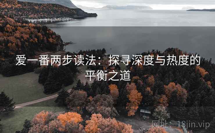 爱一番两步读法：探寻深度与热度的平衡之道