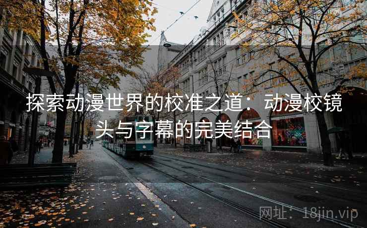 探索动漫世界的校准之道：动漫校镜头与字幕的完美结合